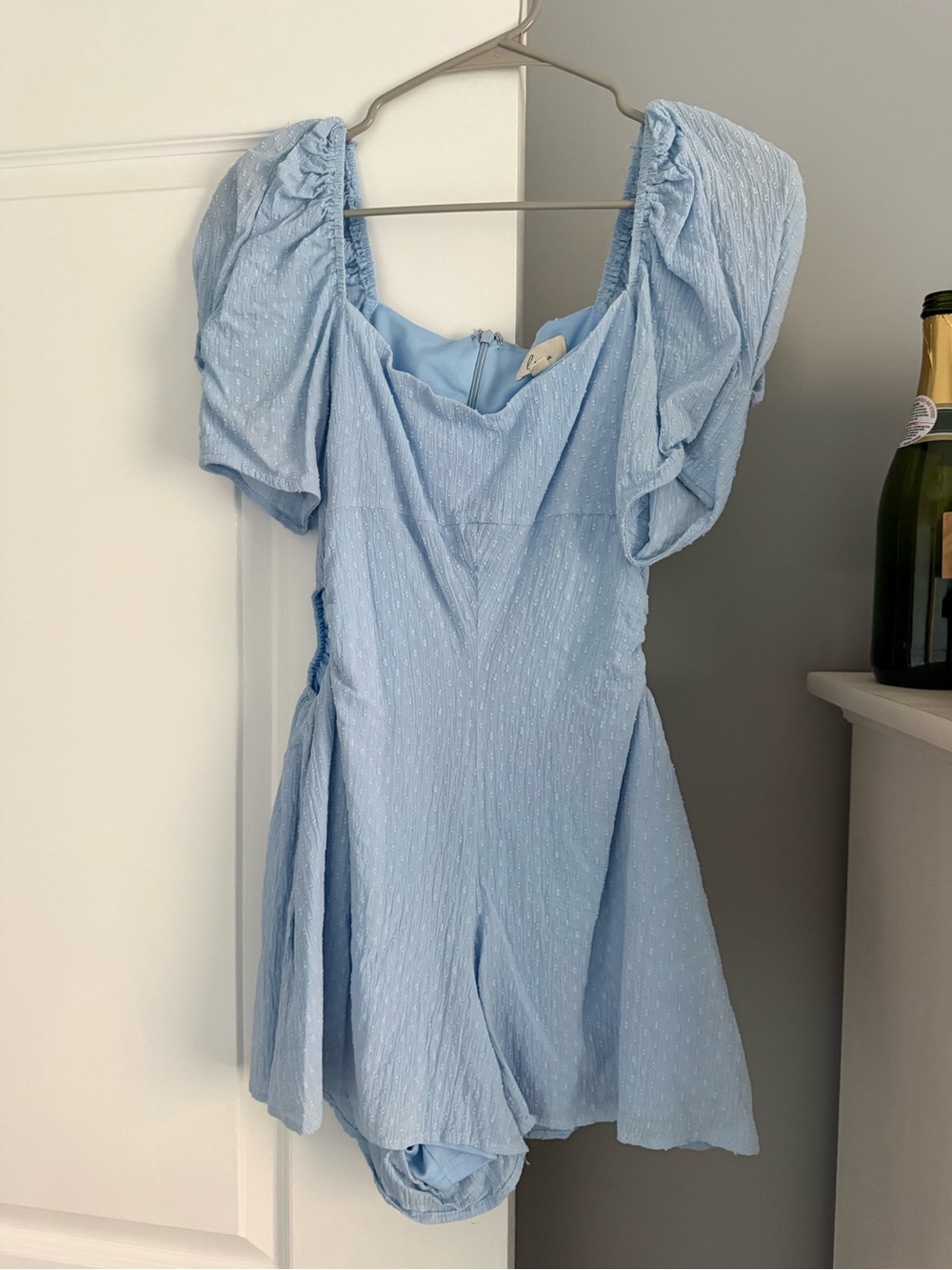 Boutique baby blue romper